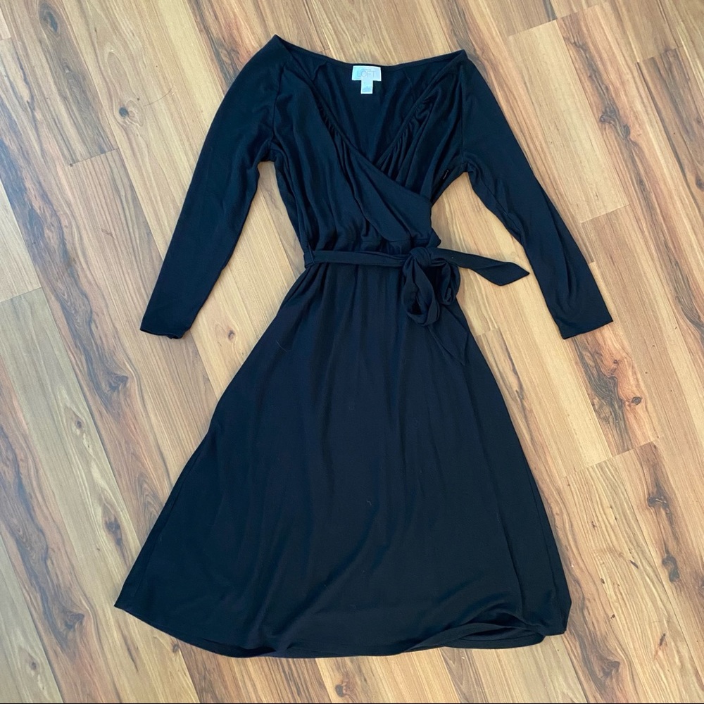 Tie waist professional attire dress